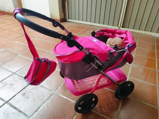Carrito muñecas Chicco rosa