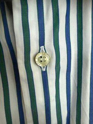 VINTAGE camisa a rayas BURBERRY talla 5 - XL