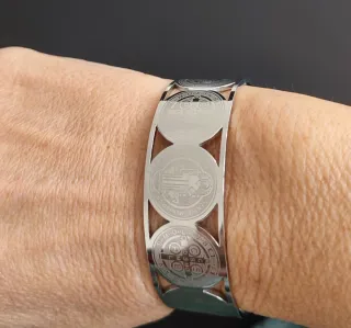 Pulsera San Benito Acero Inoxidable