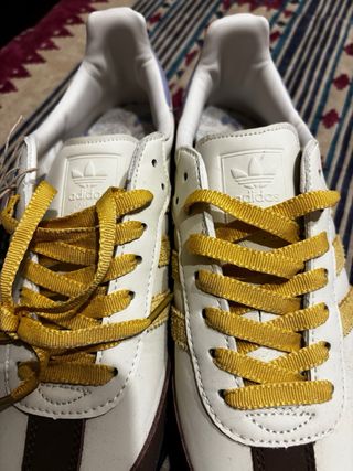 Adidas Samba Blancas y Amarillas