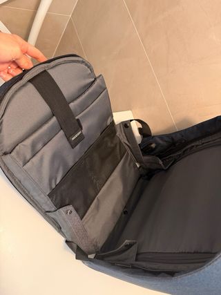 Mochila antirrobo XD DESIGN azul/gris