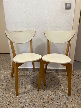 2 Sillas Nordmyra IKEA Madera Blanca