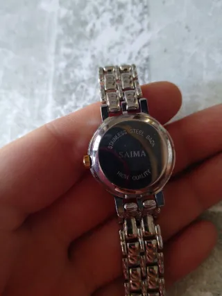 Reloj Saima Unisex Dorado y Plateado