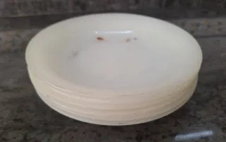 6 Platos Hondos Blancos