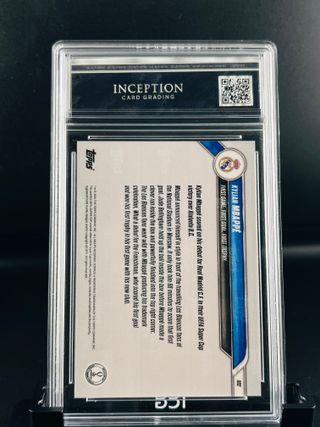 Cromo Kylian Mbappe Topps NOW UCL GM MINT 10 ICG