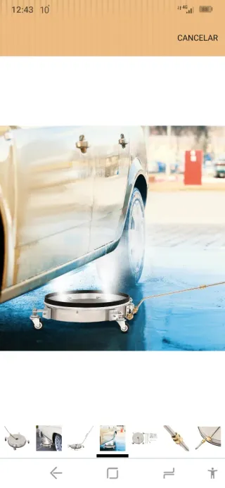 Limpiador de superficie de alta presión