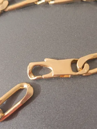 Pulsera chapada en oro 18k-unisex