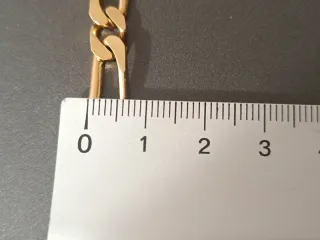 Pulsera chapada en oro 18k-unisex