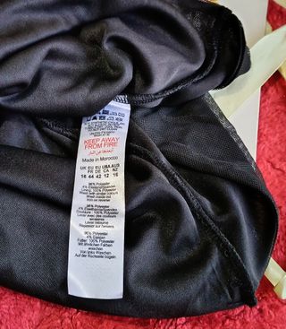 Conjunto elegante negro falda y top 44