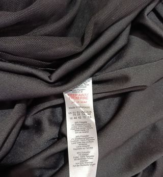 Conjunto elegante negro falda y top 44