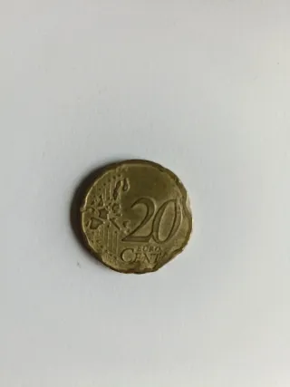 Error Moneda 20 céntimos Francia