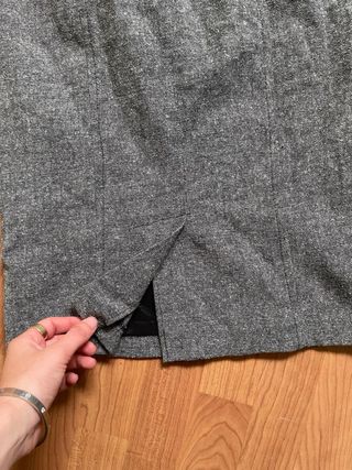 Falda Blanco gris Talla 36