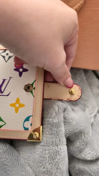 Borsa Louis Vuitton Rossa e Beige
