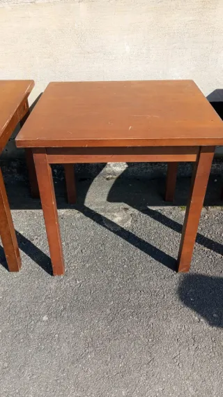 Lote 11 mesas hostelería madera