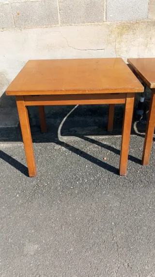 Lote 11 mesas hostelería madera