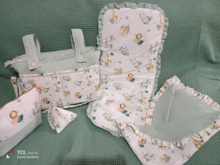 Bolso para carrito de bebé y conjunto colchoneta