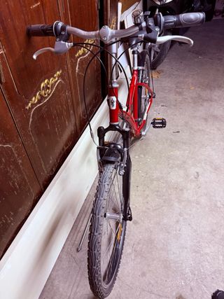 Bicicleta Paseo Roja Mujer