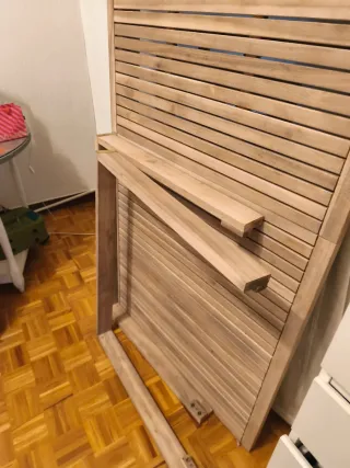 Mesa extensible jardín madera 1,8m/2,4m