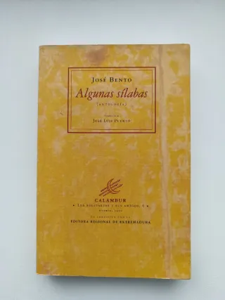 Algunas sílabas antología