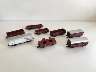 Roco 44002 Set 8 Vagones Mercancías DB H0