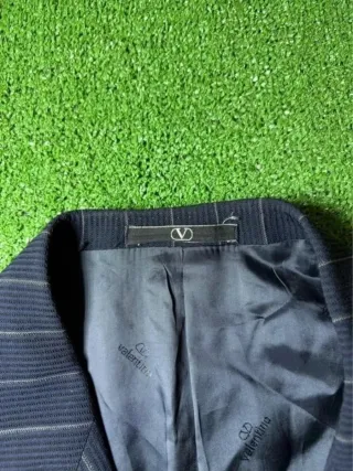 Valentino Blazer Uomo Lana Blu Taglia L