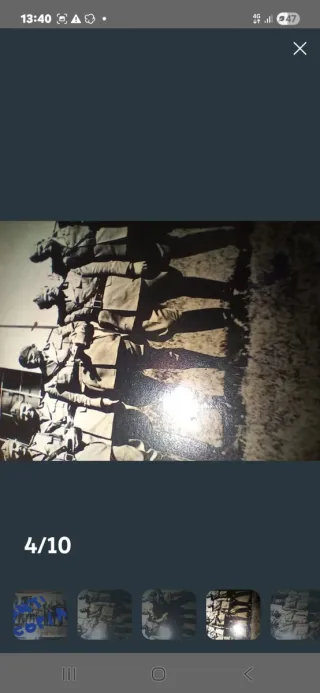 Foto Mussolini Guerra Mundial Carta a ALICANTE