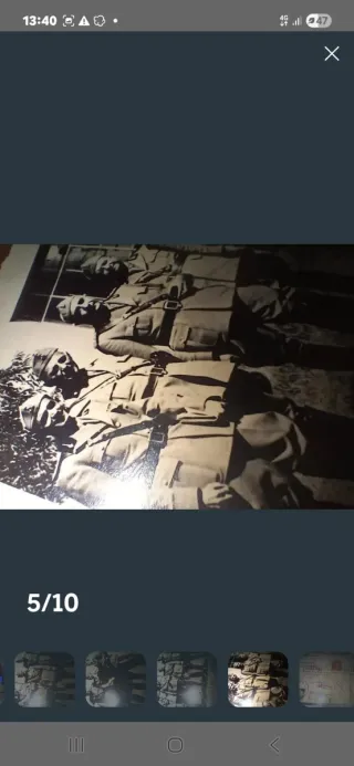 Foto Mussolini Guerra Mundial Carta a ALICANTE