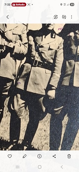 Lote 3 Fotos Mussolini Guerra Mundial ITALIA