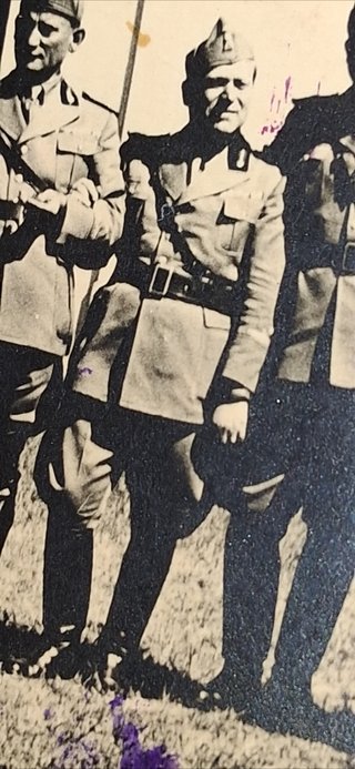 Lote 3 Fotos Mussolini Guerra Mundial ITALIA