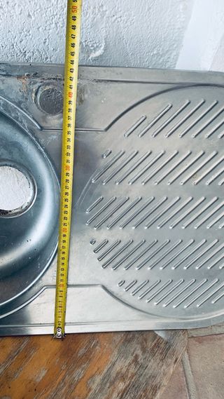 Fregadero 1 seno redondo