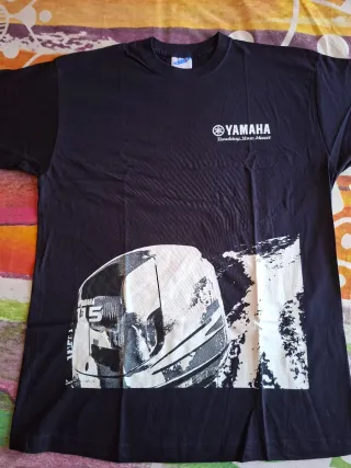 Camiseta Yamaha Náutica Talla M azul marino