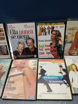 Lote 10 dvds, películas románticas, Belleza robada, Mejor...Imposible, La pareja del año y mas