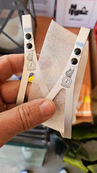 Juego Calapiés Vintage ALE Aluminio Rojo (y otros)