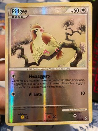 Pidgey Reverse Holo 67/95 Richiamo delle Leggende