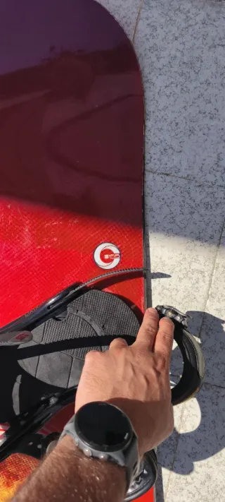 Tabla de Snowboard Burton con Fijaciones y botas