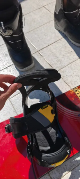 Tabla de Snowboard Burton con Fijaciones y botas