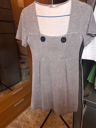 Camiseta de invierno gris y blanca de easy wear