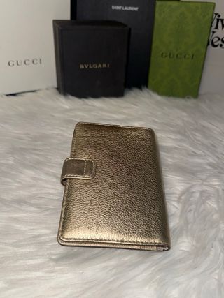 Porta passaporto Michael Kors oro