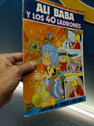 tebeo ALI-BABA Y LOS 40 LADRONES Nº 1 AÑO 1974, EDICIONES LAIDA, COLECCION TURQUESA