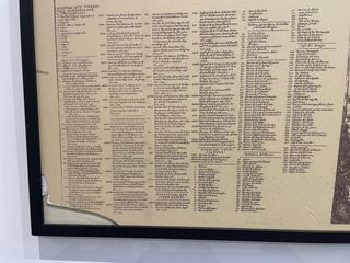 Cuadro replica Mapa Antiguo Madrid