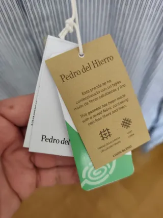 Camisa Pedro del Hierro Rayas Talla S