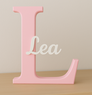 Letras decorativas personalizadas