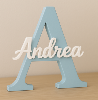 Letras decorativas personalizadas
