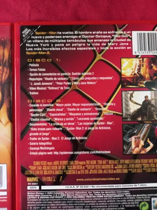 Spiderman 1 y 2 DVD Pack Especial