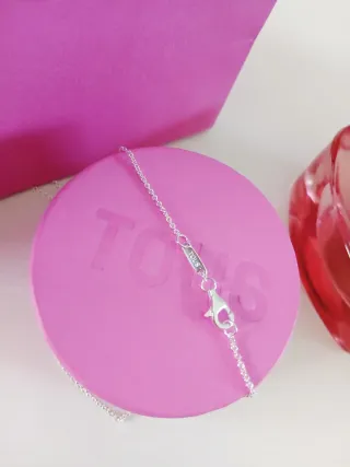 Collar Tous Oso Negro Plata