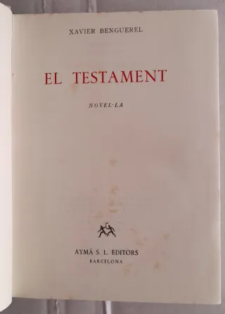 El Testament (1a edició 1955)