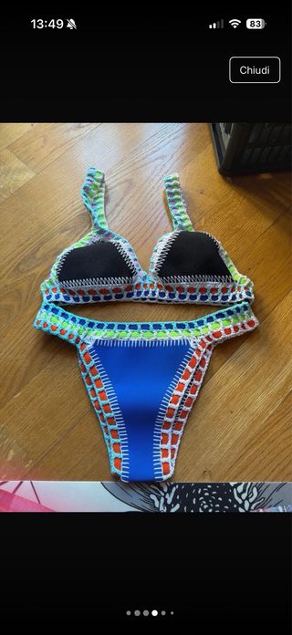 Bikini uncinetto fatto a mano tg M