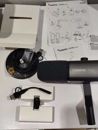Micrófono Maono PD100W Inalámbrico Dinámico