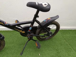 Bicicleta infantil Btwin 16 con ruedas de entrenam