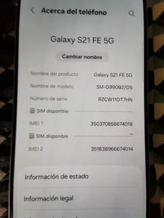 Samsung S21 FE Morado